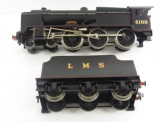 Bassett-Lowke Gauge 0 12v DC LMS Black Stanier "Royal Scot" Locomotive and Tender