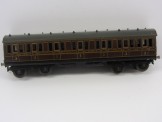 Rare Bassett-Lowke Gauge 0 LMS 1st/3rd Suburban Passenger Coach