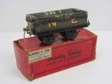 Early Hornby Gauge 0 NE Open Wagon with LMS Tarpaulin Boxed