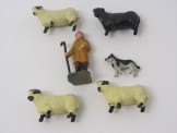 Rare Dinky Toys / Hornby Series No6 Shepherd Set