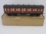 Leeds Gauge 0 Wood and Paper Litho LMS Saloon Coach Boxed