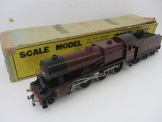 Bassett-Lowke Gauge 0 Clockwork LMS Maroon 4-6-0 "Royal Scot" Locomotive and Tender Boxed