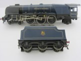 Rare Bassett-Lowke Gauge 0 12v DC Electric BR Blue 4-6-2 "Duchess of Montrose" Locomotive and Tender