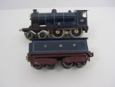 Bassett-Lowke Gauge 0 12v DC Electric CR Blue 4-4-0 Dunalastair Locomotive and Tender 142