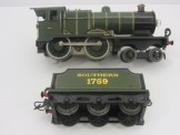 Scarce Hornby Gauge 0 20v SR 4-4-0 L1 Locomotive and Tender 1759