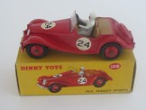 Dinky Toys 108 Red M.G Midget Sports Boxed
