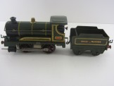 Early Hornby Gauge 0 c1931 C/W Great Western No1 Locomotive and Tender