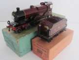 Hornby Gauge 0 20v Electric LMS 4-4-0 Compound Locomotive and Tender 1185 Boxed