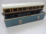 Bassett-Lowke Gauge 0 1931 Series GWR First Class Bogie Coach Boxed