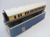 Bassett-Lowke Gauge 0 1931 Series GWR Brake Third Bogie Coach Boxed