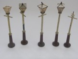 5x Bassett-Lowke Gauge 0 Platform Lamps