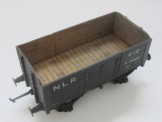 Superbly constructed (probably commercially) Gauge 0 wooden NLR Open Wagon