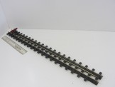 Gauge 0 All Brass 3-rail Electric Straight fitted with Rail Type Buffer Stop