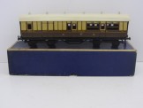 Scarce Bing for Bassett-Lowke Gauge 0 1924 Series GWR Brake Third Bogie Coach Boxed