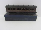 Scarce Bing Gauge 0 1921 Series GWR Lake Livery All First Bogie Coach Boxed
