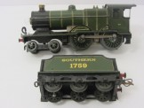 Scarce Hornby Gauge 0 20v Electric SR L1 Locomotive and Tender 1759