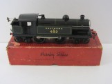 Early Hornby Gauge 0 Clockwork Southern Black No2 Tank Locomotive E492  Boxed