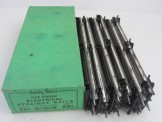 12x Hornby Gauge 0 EB1 Electric Straight Rails Boxed