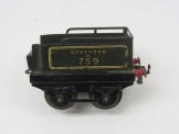 Scarce Early Hornby Gauge 0 No 0/1 SR Green Tender A759