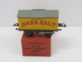 Postwar Hornby Gauge 0 "Saxa Salt" Wagon Boxed