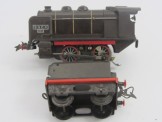 French Hornby Gauge 0 20v Gloss Brown SNCF 0-4-0 Locomotive and Tender