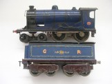 Bassett-Lowke Gauge 0 12 volt DC Caledonian Blue 4-4-0 Dunalastair Locomotive and Tender 142