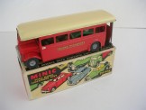 Tri-ang Minic Push and Go Red and Cream Tri-ang Transport Single Deck Bus, Boxed