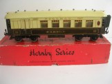 Early Hornby Gauge 0 Cream Roof No 2 Special Pullman Composite Coach ' Alberta ', Boxed