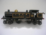 Early Hornby Gauge 0 Clockwork LNER Black 4-4-4 Tank Locomotive