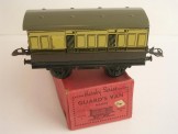 Hornby Gauge 0 GWR No 1 Passenger Guards Van, Boxed