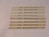Hornby Gauge 0 8 x Train Name Boards ''The Bristolian''
