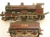 Bing for Bassett-Lowke Gauge 0 Live Steam Midland Maroon 4-4-0 Locomotive and Tender 1000