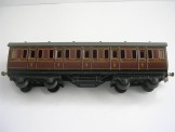 Bing for Bassett-Lowke Gauge 0 1921 Series LMS All First Bogie Coach 2784