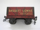Carette for Bassett-Lowke Gauge 0 Maroon ''Bassett-Lowke'' Private Owner Open Wagon with horizontal lettering