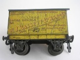 Carette for Bassett-Lowke Gauge 0 Yellow Private Owner Van WJ Bassett-Lowke Ltd