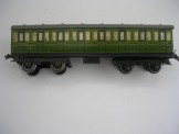 Hornby Gauge 0 Southern No 2 Passenger Coach First Third with Light Grey Roof