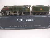 Ace Trains Gauge 0 Electric BR Green 4-6-2 A4 Locomotive and Tender ''Empire of India'', Boxed