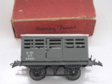 Rare Hornby Post War Gauge 0 GW No 1 Cattle Truck, Boxed