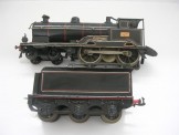 Very rare Bing for Bassett-Lowke Gauge 0 Electric LNWR 4-4-0 ''Queen Mary'' Locomotive and Tender 2664