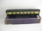 Exley Pre War Gauge 0 GWR First Third Side Corridor Bogie Coach 7172, Boxed