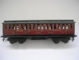 Rare Carette Gauge 0 Midland First Third Clerestory Roof 30cm Bogie Coach