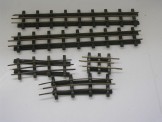 5 x Various Bassett-Lowke Gauge 0 Post War Pieces of Brass 3 Rail Track