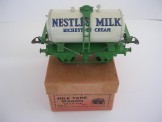 Hornby Gauge 0 Green Chassis ''Nestles Milk'' Tank Wagon, Boxed