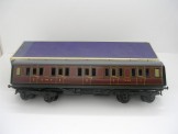 Bassett-Lowke Gauge 0 1931 Series LMS First Class Bogie Coach, Boxed