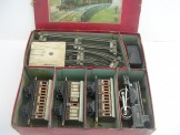 Early Bing Gauge 0 Clockwork LNWR Passenger Set, Boxed