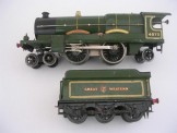 Hornby Gauge 0 Clockwork 3C Great Western ''Caerphilly Castle'' Locomotive and Tender