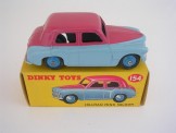 Dinky Toys 154 Hillman Minx Saloon Pale Blue Lower, Cerise Upper, Boxed