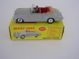 Dinky Toys 194 Bentley Coupe Grey Body with Red Interior, Boxed