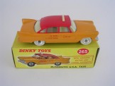 Dinky Toys 265 Plymouth USA Taxi Yellow and Red, Boxed
