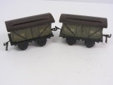 2 Bing Gauge 0 LNWR Luggage Vans